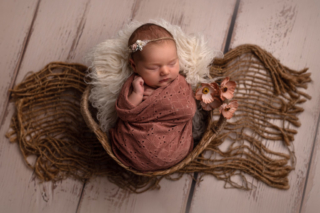 Nouveau-né_fleurs_panier